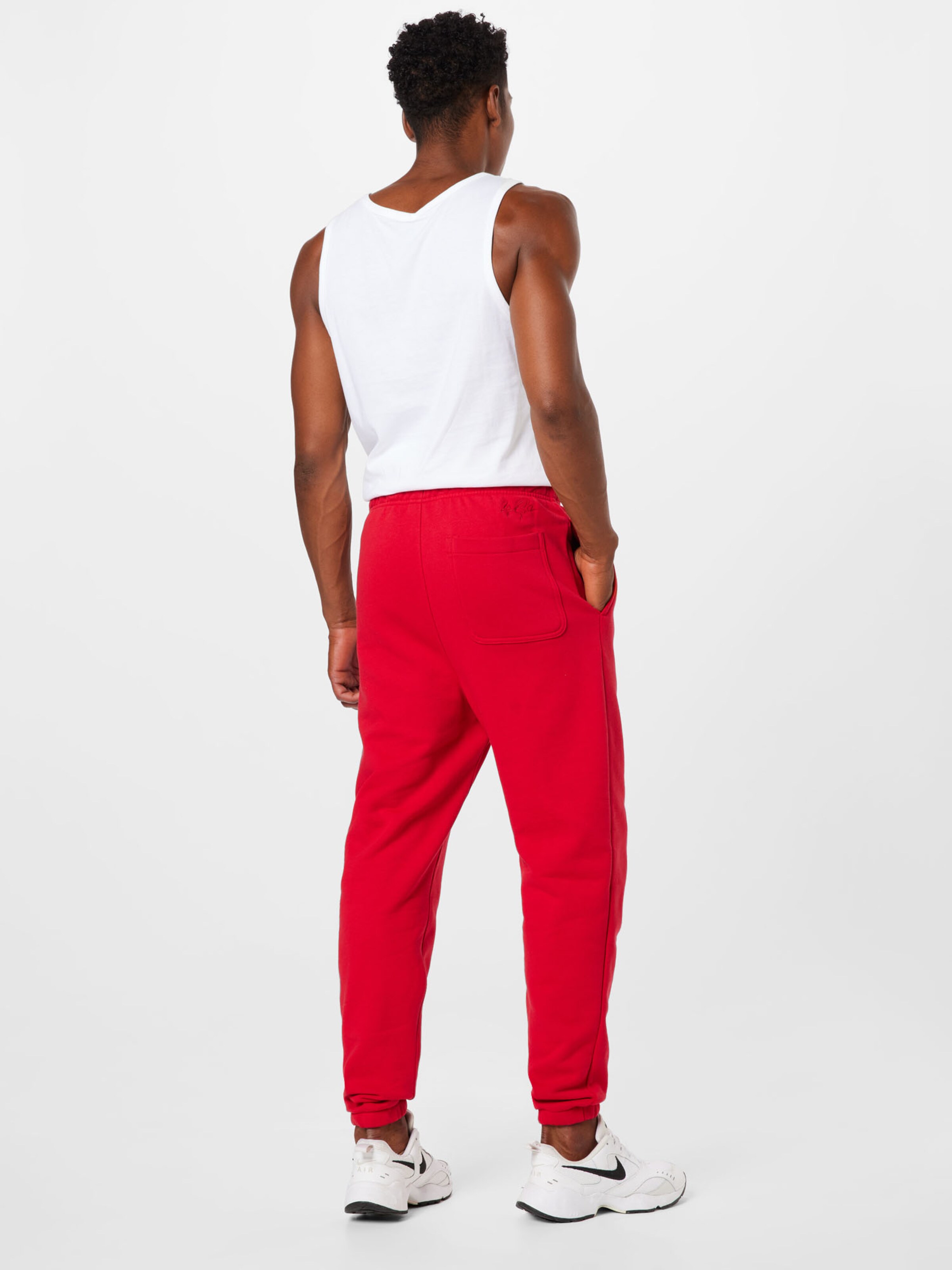 Abbigliamento Uomo Jordan Pantaloni in Rosso Fuoco 