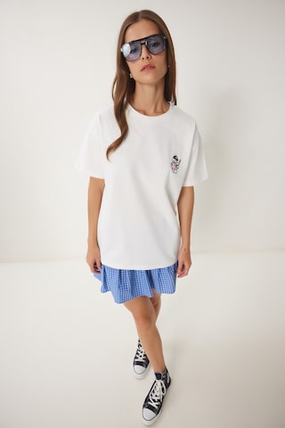 T-shirt Happiness İstanbul en blanc