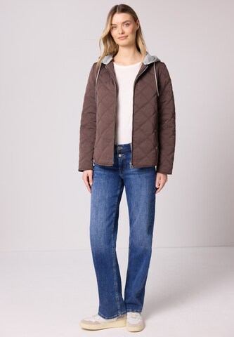 STREET ONE Jacke 'Diamond' in Braun