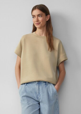 T-shirt s.Oliver en beige : devant
