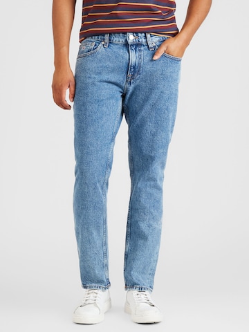 Tommy Jeans Regular Jeans 'SCANTON SLIM' in Blauw: voorkant