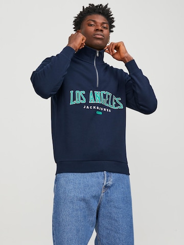 JACK & JONES كنزة رياضية 'Bradley Cedric' بلون أزرق