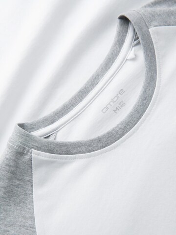 Ombre Shirt in Grau