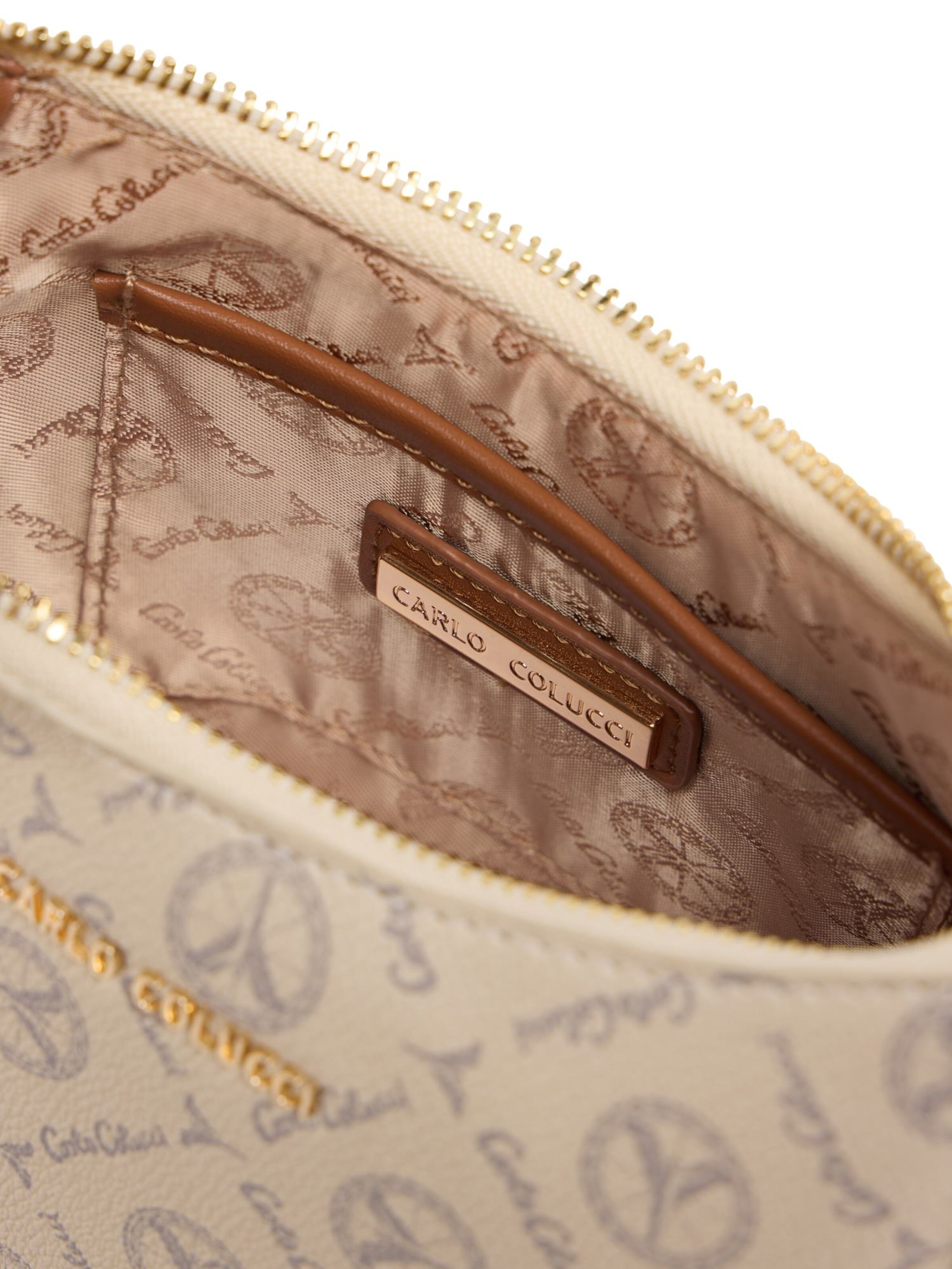 Carlo Colucci Handtasche 'Erioldi' in Beige