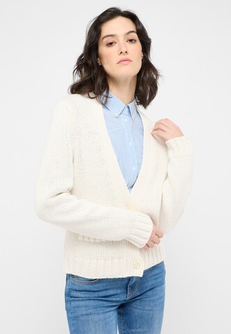 MUSTANG Strickjacke 'Sedalia' in Weiß