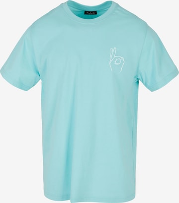 MT Men T-Shirt in Blau: Vorderseite