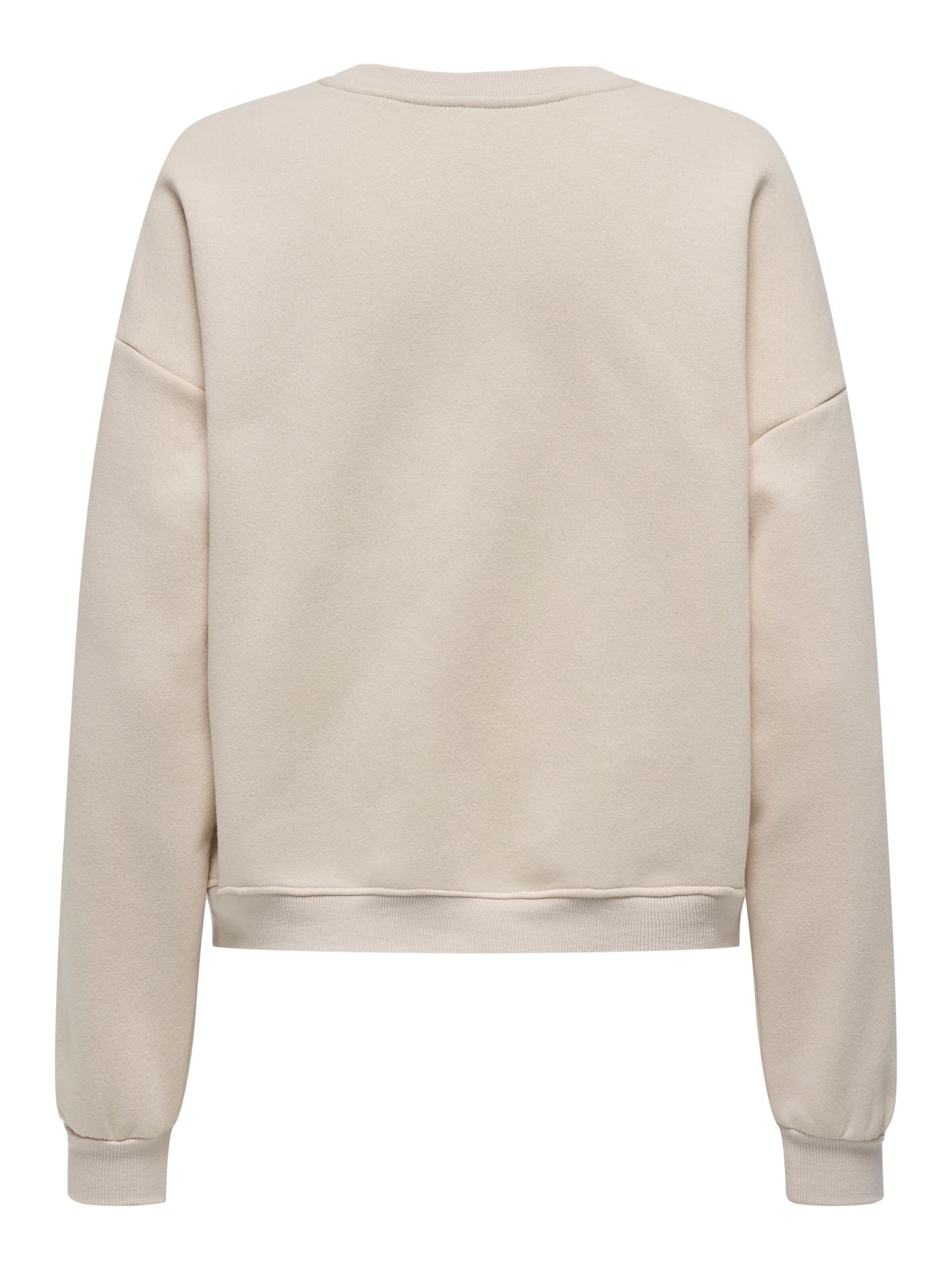 Only Tall Sweatshirt 'ONLElisanna' in Beige