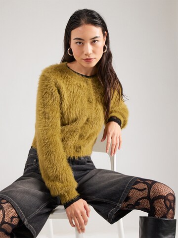 VILA Kardigán 'VIRegina' - Zelená: predná strana