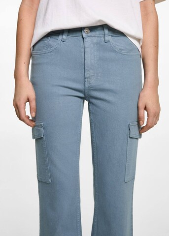 MANGO TEEN Boot cut Jeans in Blue