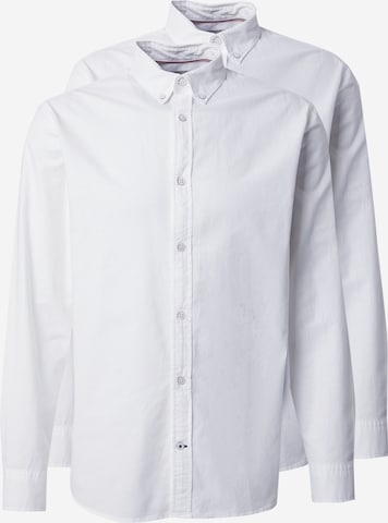 JACK & JONES Рубашка 'JJOXFORD' в Белый: спереди