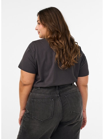 Zizzi Shirt 'VLIZ H' in Black