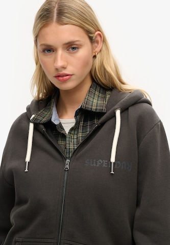 Superdry & Co Zip-Up Hoodie in Black