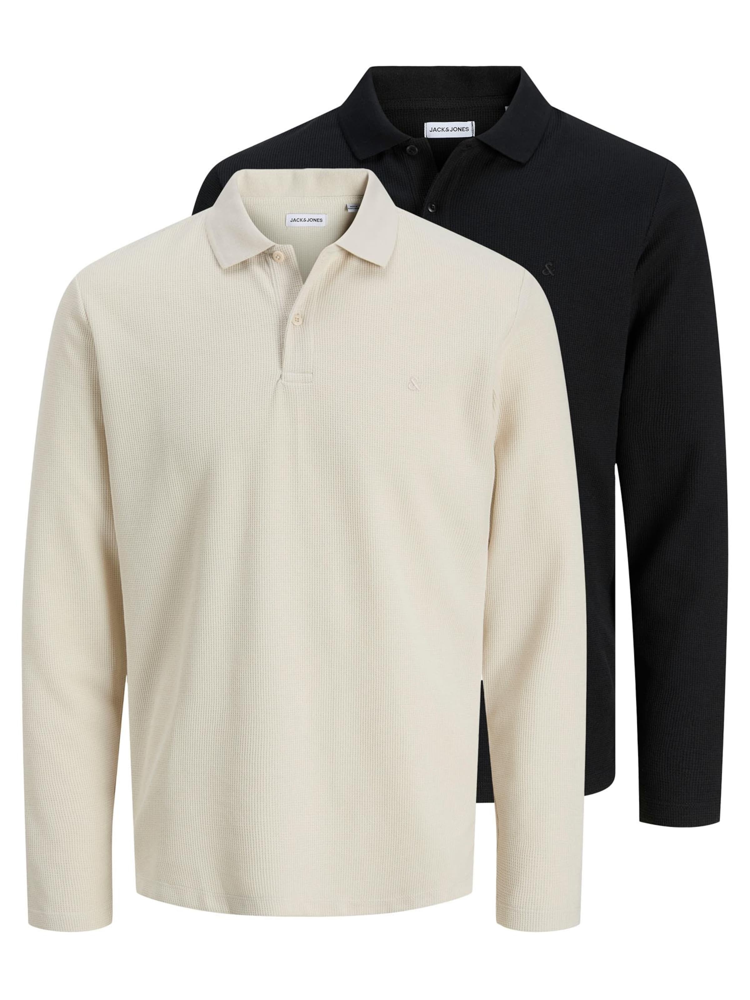 JACK & JONES Shirt 'Austin' in mottled beige, Item view