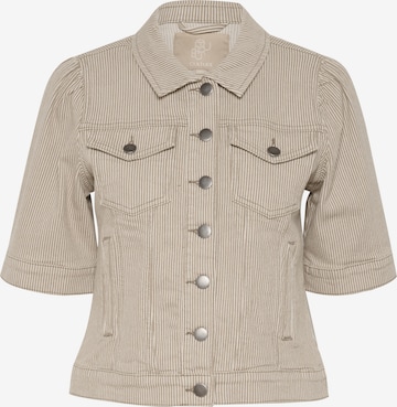 Veste mi-saison 'Milky' CULTURE en beige : devant