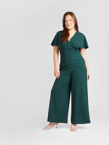 WAL G. Jumpsuit 'BETTY' in Groen: voorkant