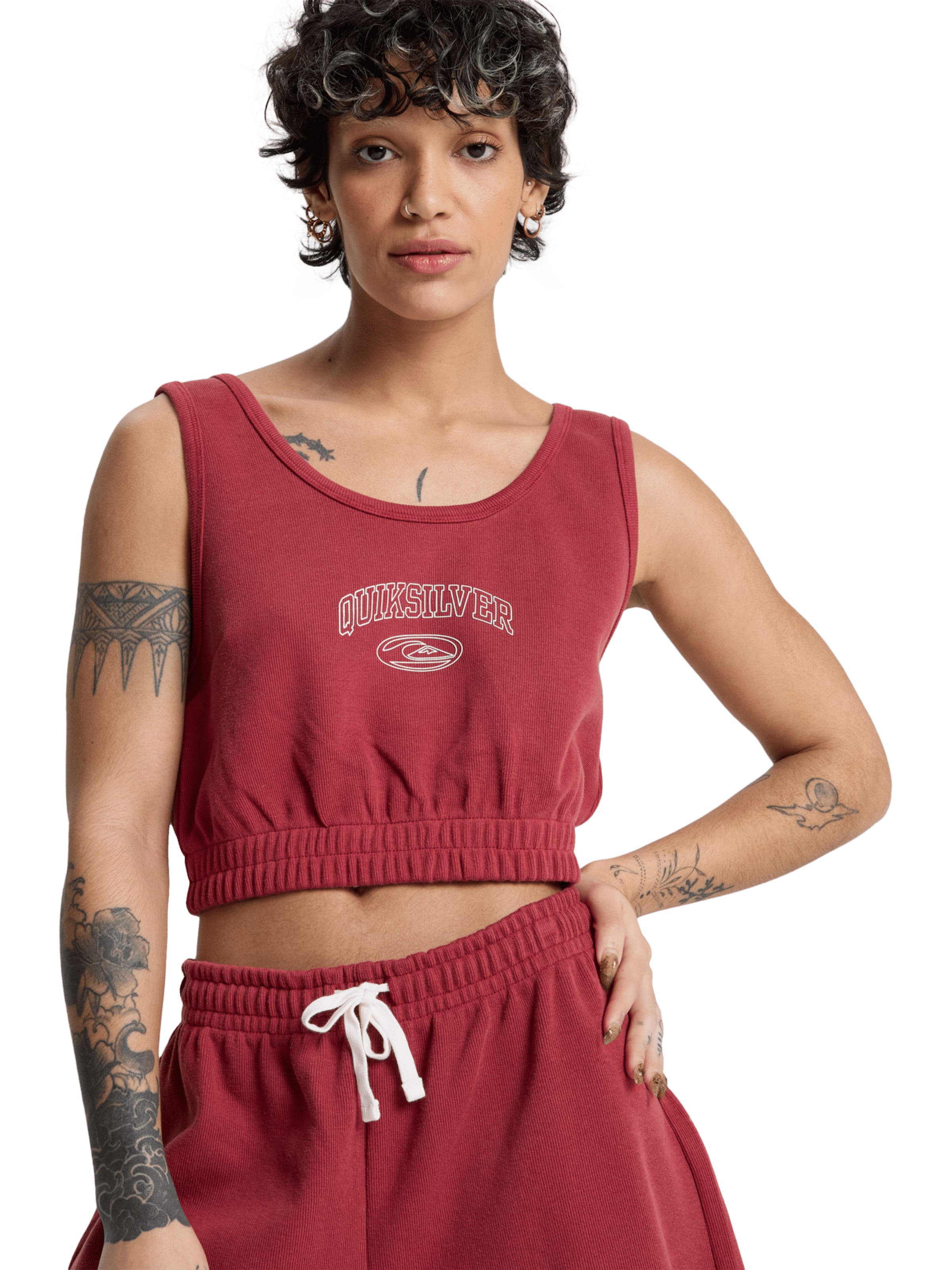 QUIKSILVER Top 'Bolea Brassiere' in Red: front