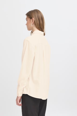 Chemisier 'LINNO' ICHI en beige