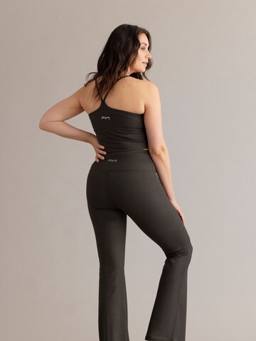 Hey Honey Bustier Sport-BH 'Longline Unicolor' in Grün