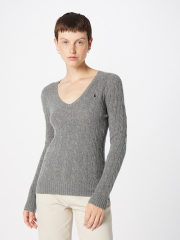 Polo Ralph Lauren - Jersey 'Kimberly' en gris: frente
