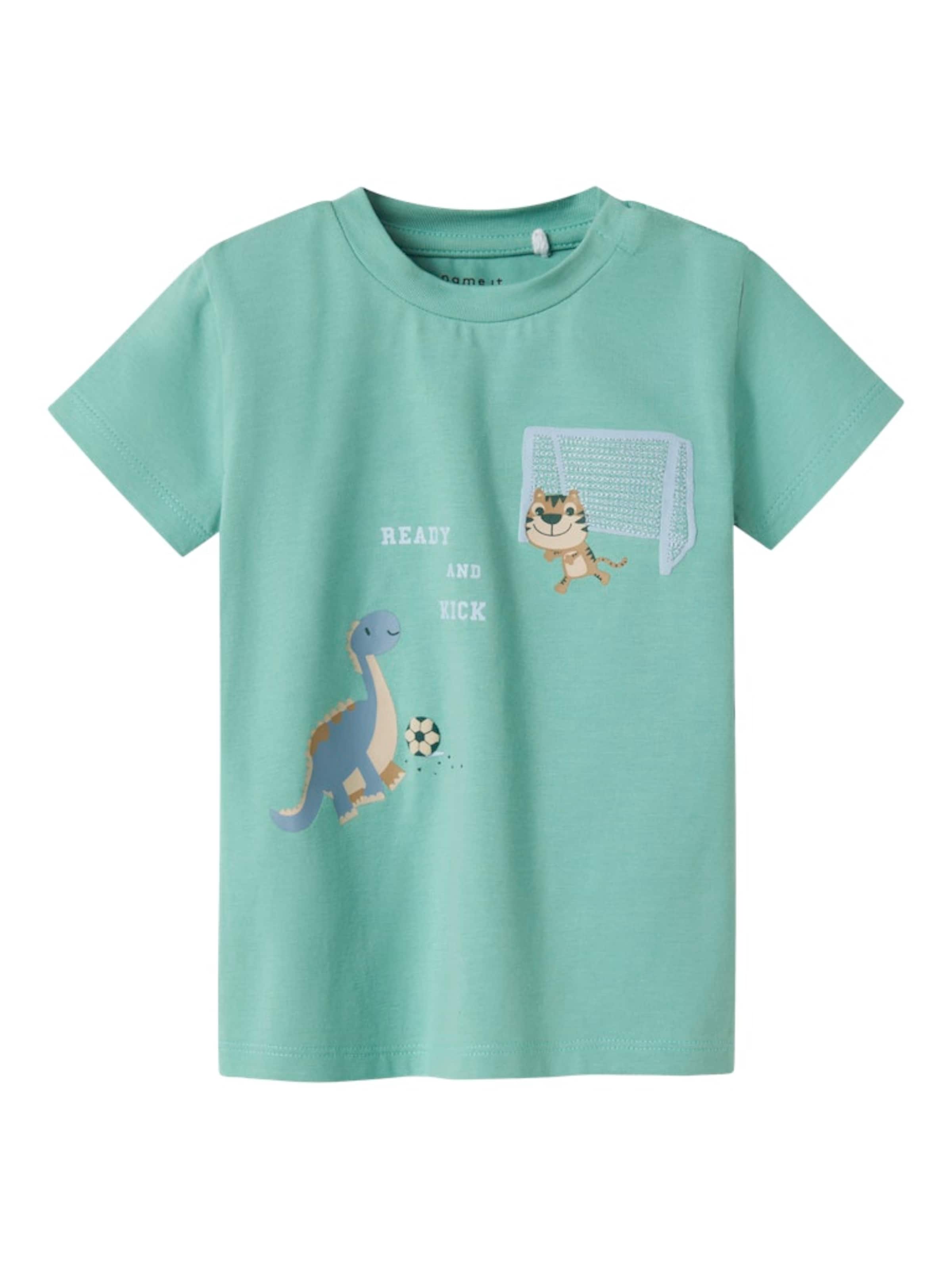 NAME IT Shirt 'NBMDOMUS' in Green: front