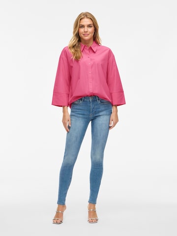 VILA Blouse 'VIBELFIE' in Roze