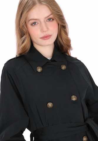 DreiMaster Maritim - Sobretudo meia-estação em preto