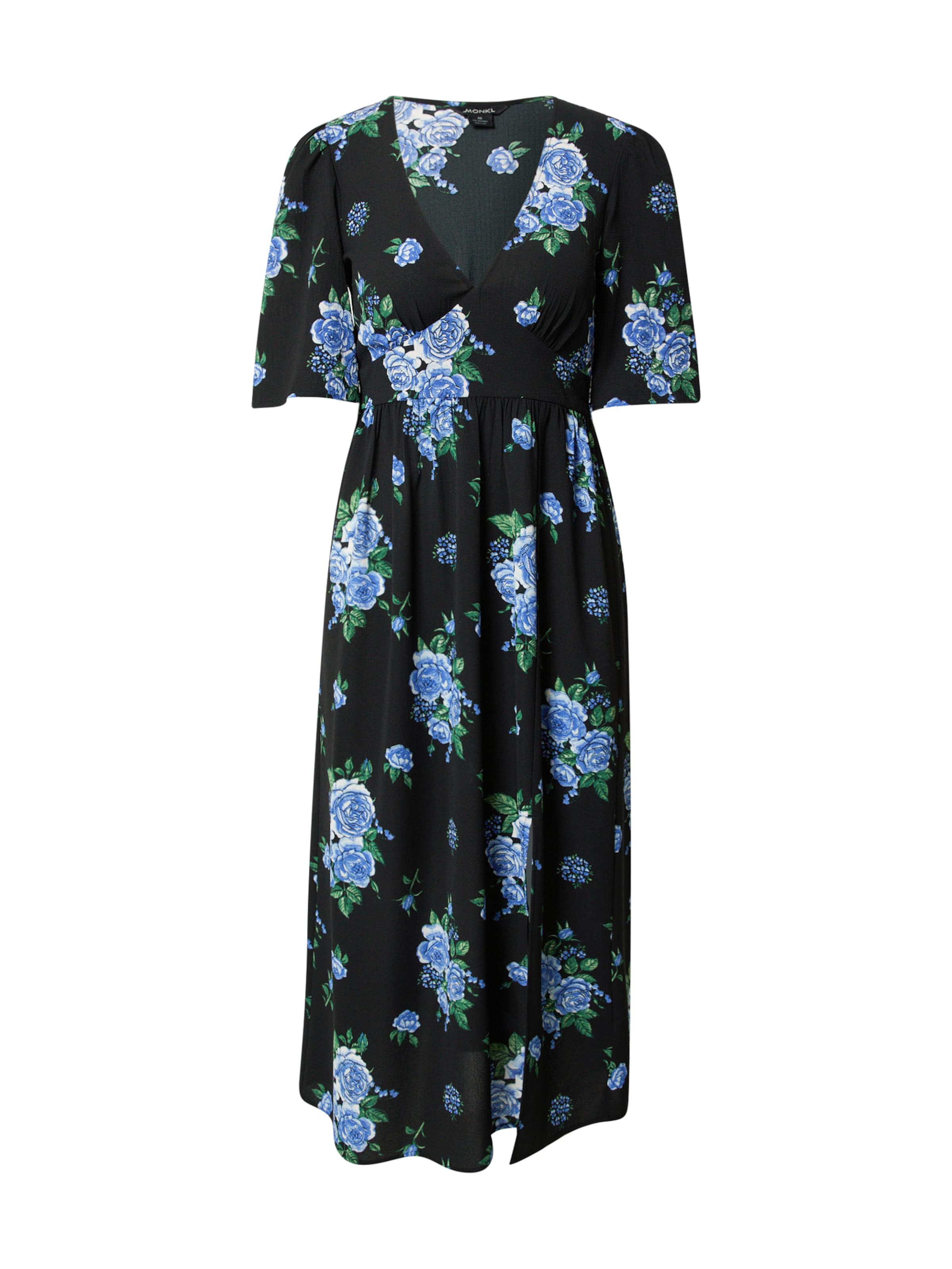 Monki Kleid in Schwarz: Vorderseite