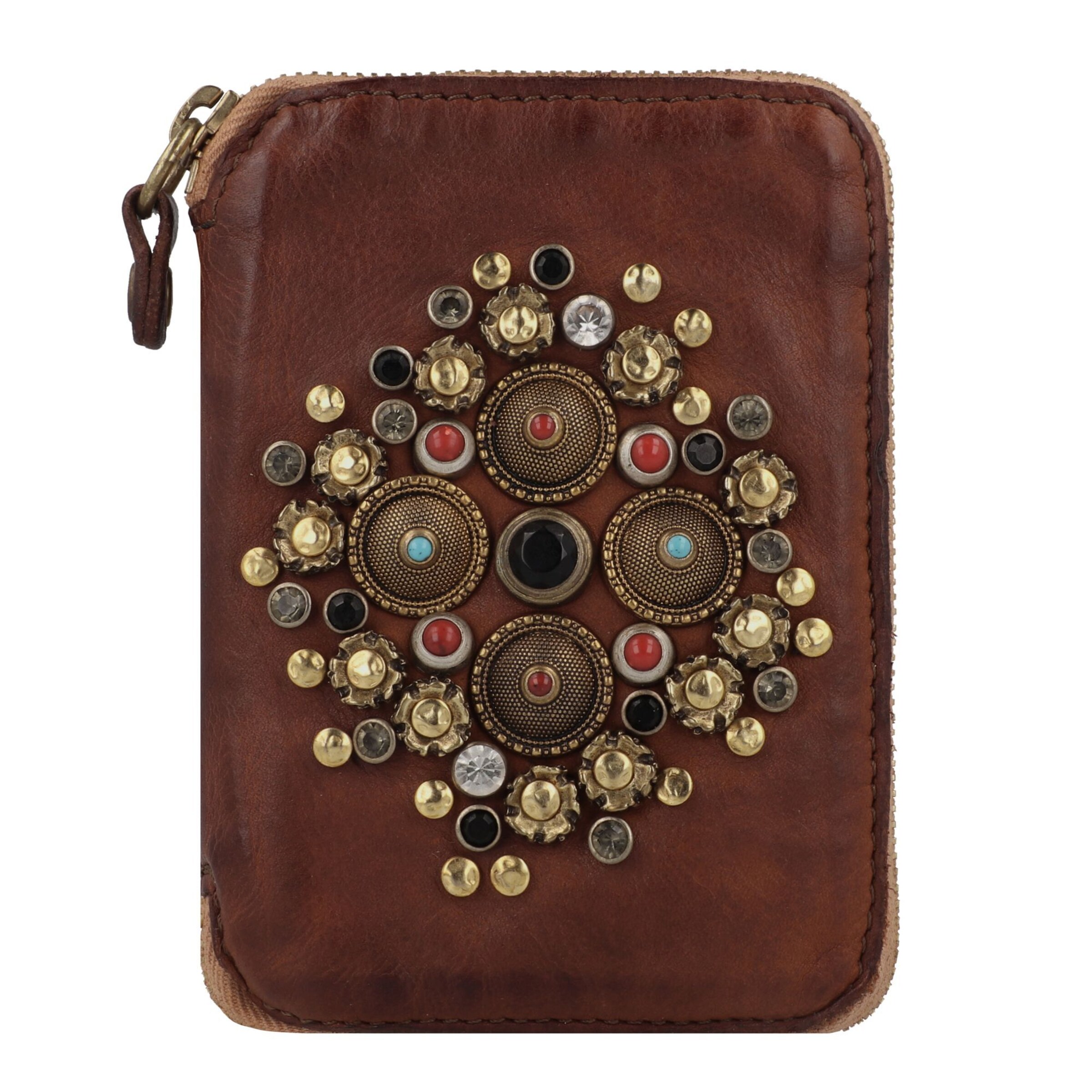 Porte-monnaies 'Tosca' Campomaggi en marron : devant