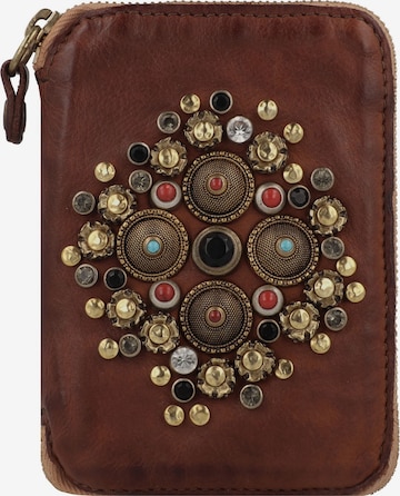 Porte-monnaies 'Tosca' Campomaggi en marron : devant