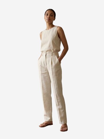 Regular Pantalon à pince 'Hose' My fashion en blanc