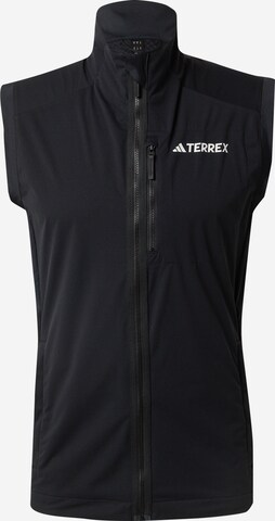 ADIDAS TERREX Sportbodywarmer 'Xperior' in Zwart: voorkant