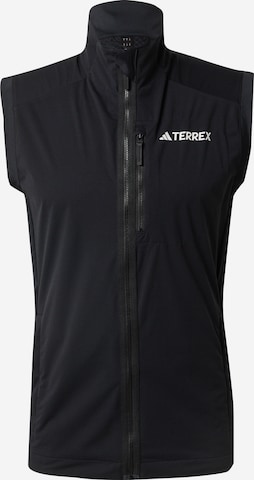 ADIDAS TERREX Sportbodywarmer 'Xperior' in Zwart: voorkant