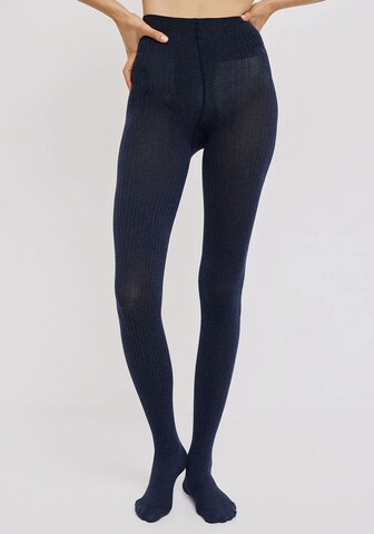 LASCANA Strickstrumpfhose in Schwarz: Vorderseite