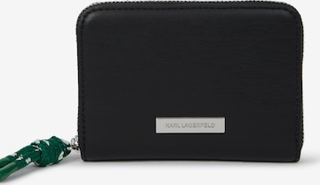 juoda Karl Lagerfeld Piniginė 'Ikon': priekis