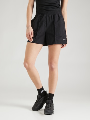 Nike Sportswear Loose fit Pants 'ESSNTL' in Black: front