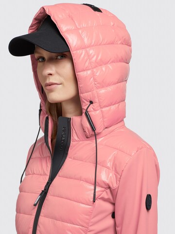 khujo Winter Jacket 'Ghita Shiny' in Pink