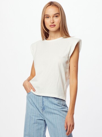 Gina Tricot Top 'Fran' in Wit: voorkant
