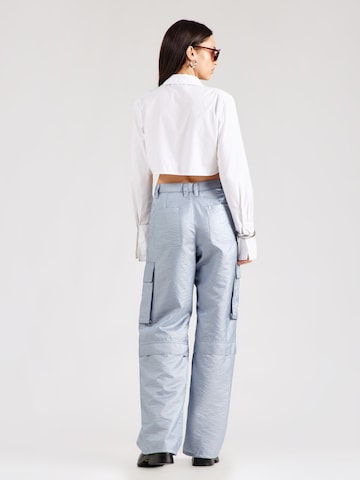 Loosefit Pantalon cargo 'Iridescent' KARL LAGERFELD JEANS en bleu