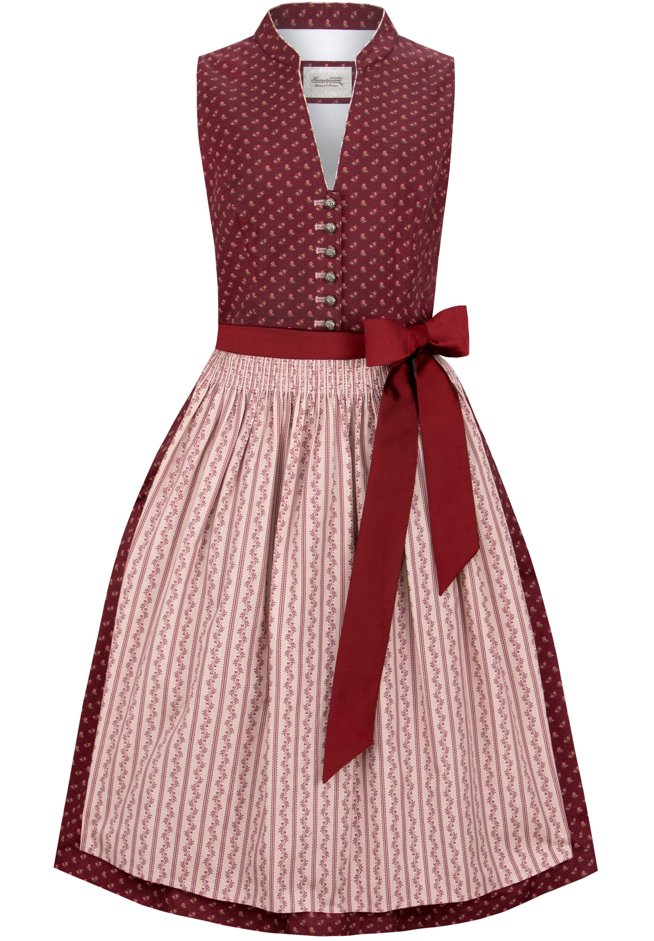 STOCKERPOINT Dirndl 'Hannah' in Rot: Vorderseite