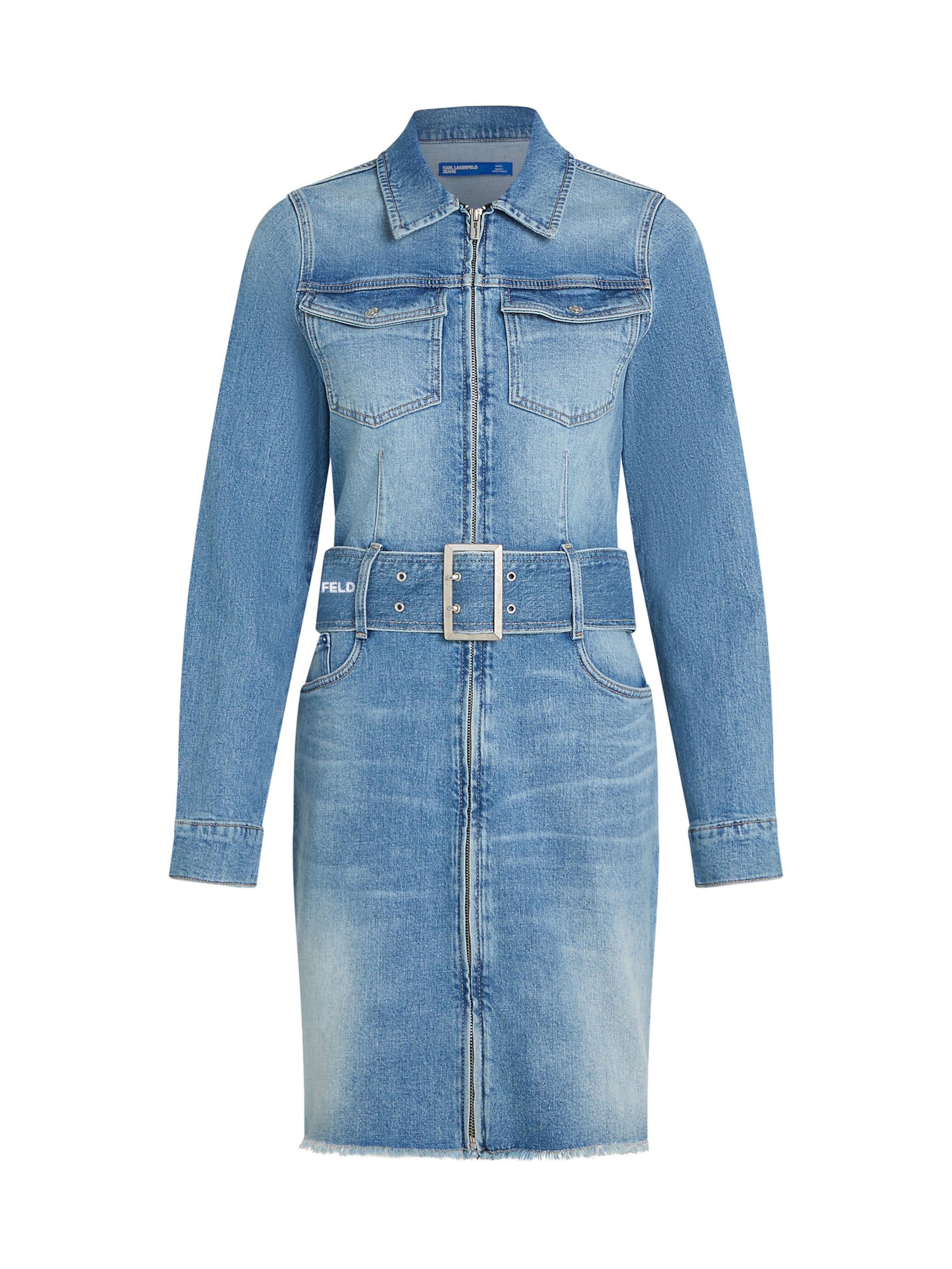 mėlyna KARL LAGERFELD JEANS Suknelė: priekis