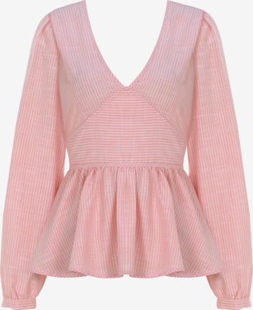 FRESHLIONS Blouse 'Brielle' in Pink: front