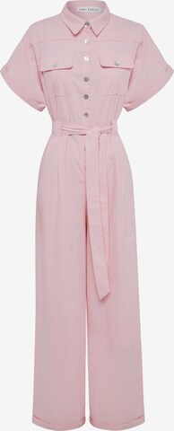 The Fated - Jumpsuit 'HARVEY' en rosa: frente