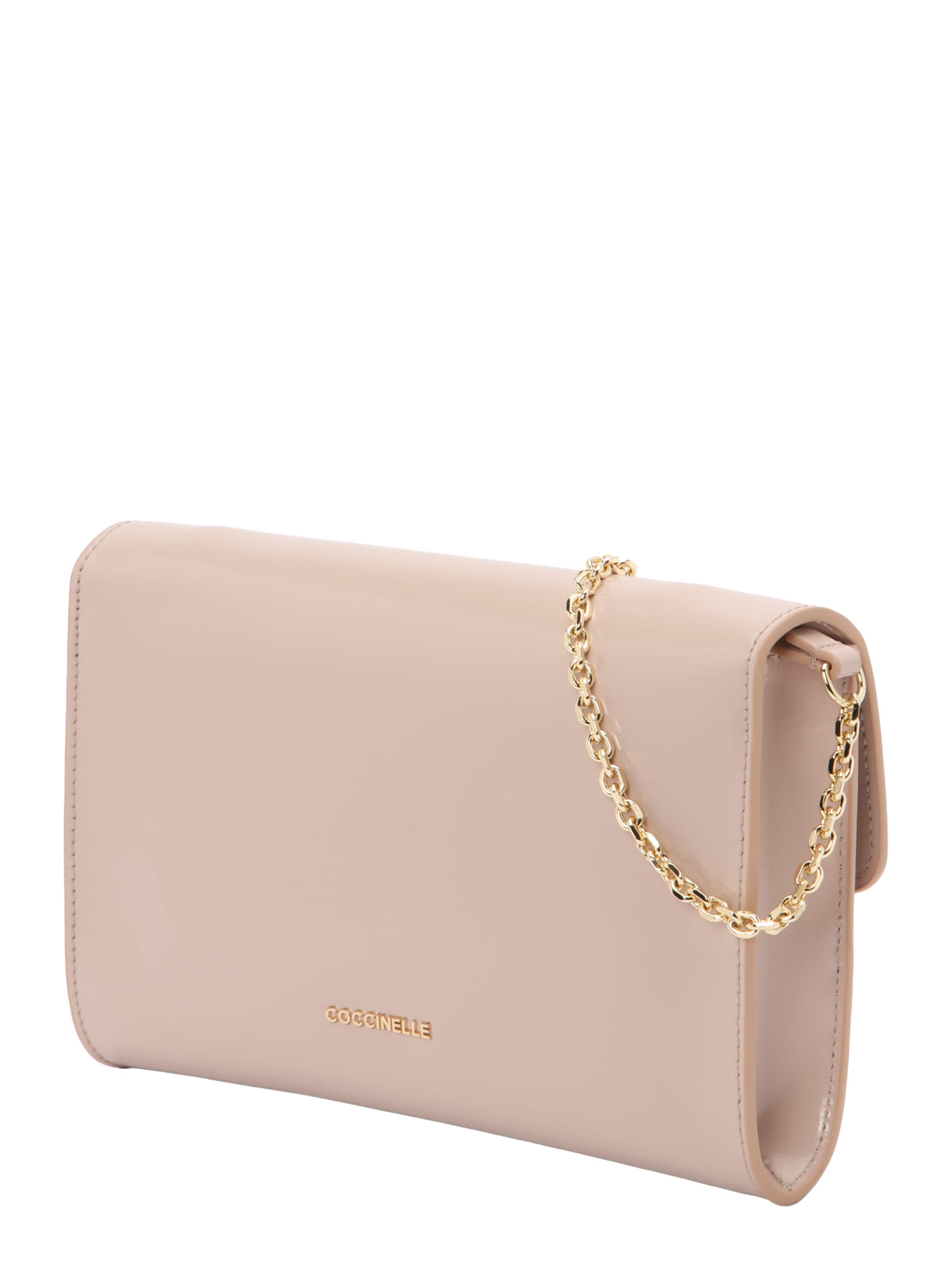 Coccinelle Clutch 'MAGIE' in Beige: side