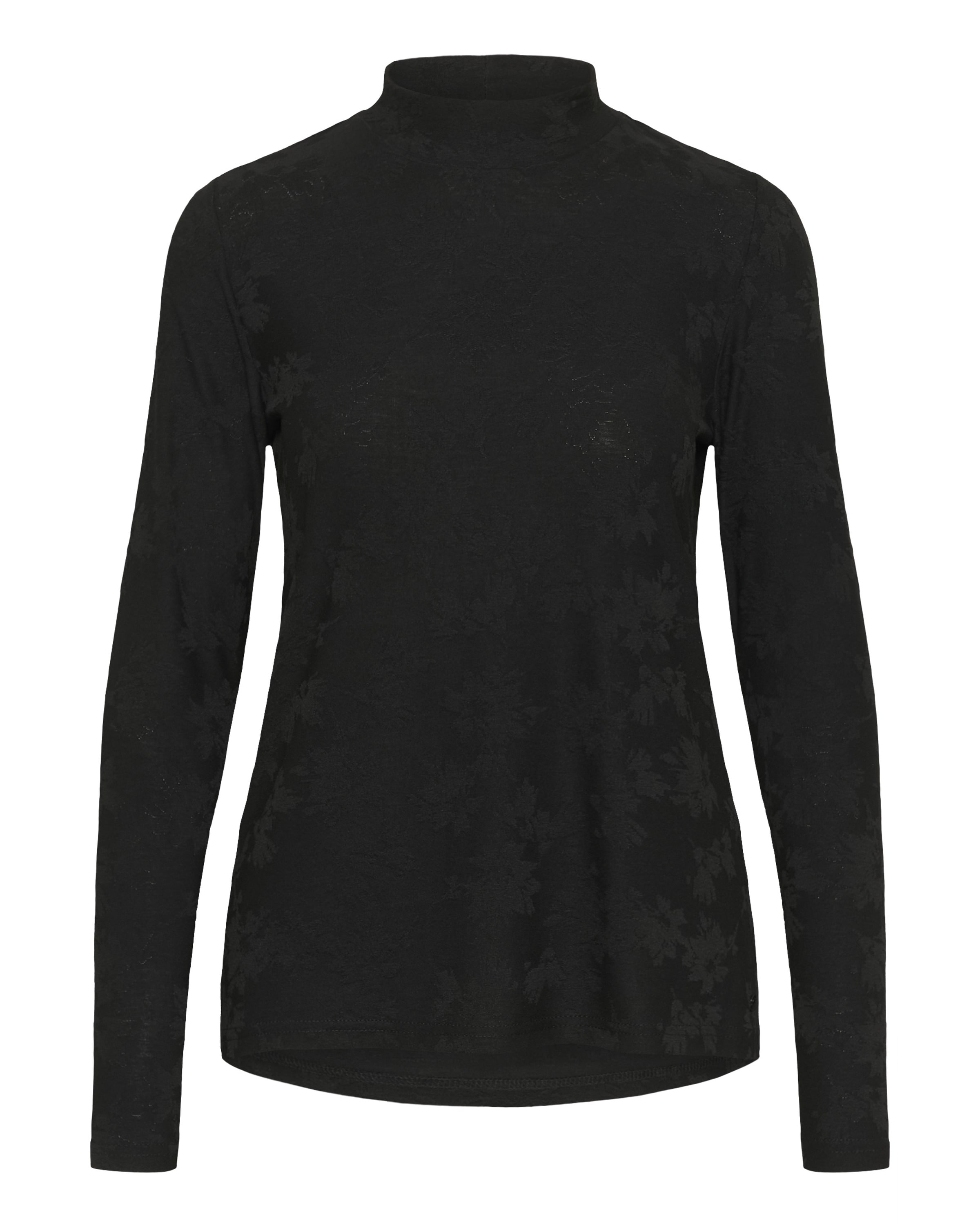 Cream Bluse in Schwarz: Vorderseite
