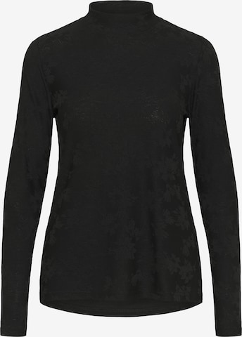 Cream Bluse in Schwarz: Vorderseite