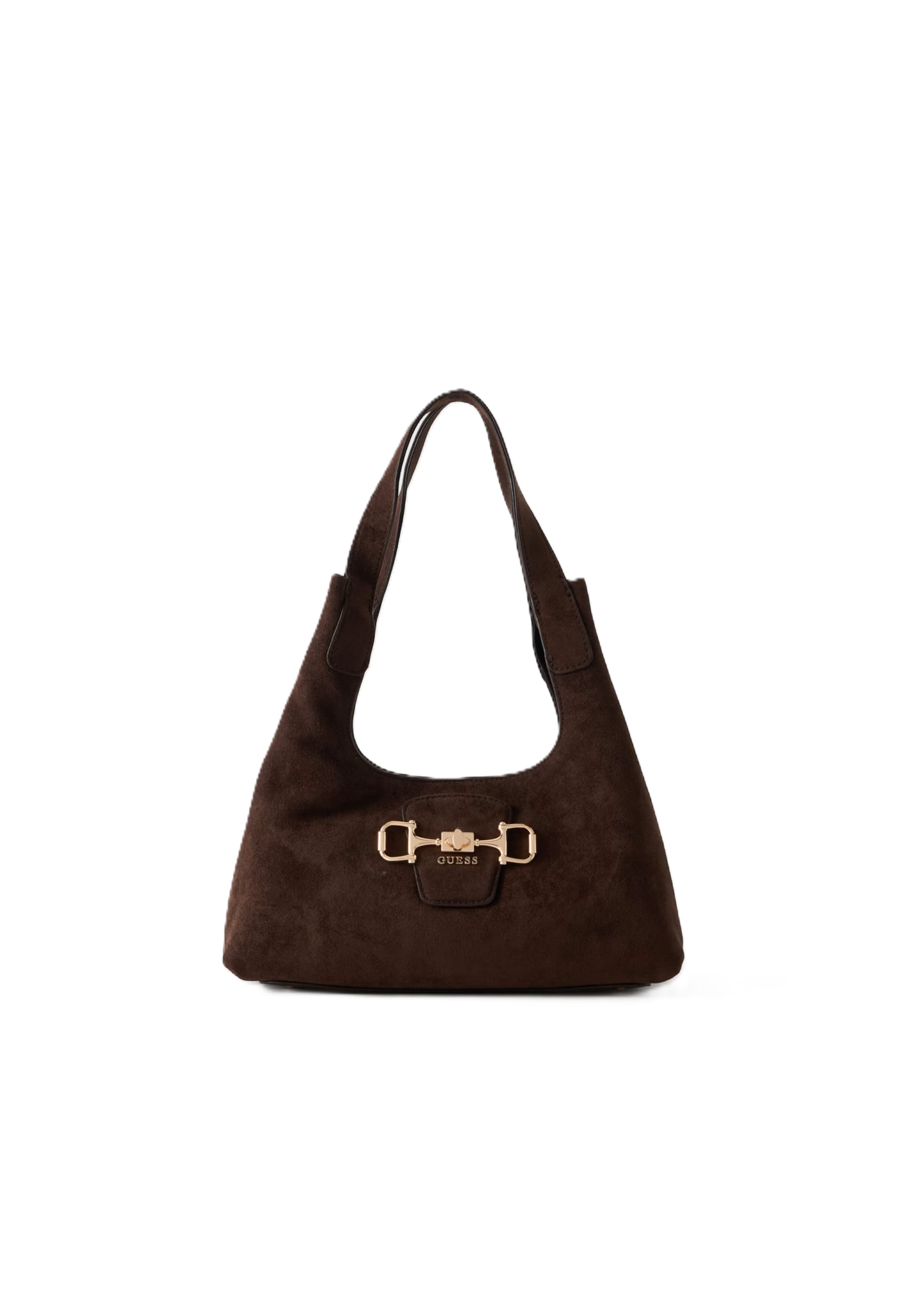 GUESS Schultertasche 'SUNSET' in One Size in dunkelbraun, Produktansicht