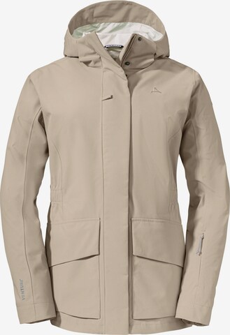 Schöffel Outdoorjacke 'Geneva' in Beige: predná strana