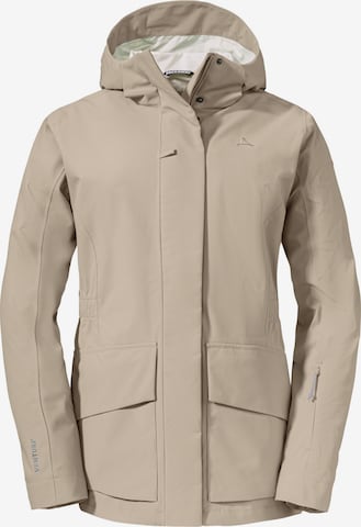 Schöffel Outdoorjacke 'Geneva' in Beige: Vorderseite