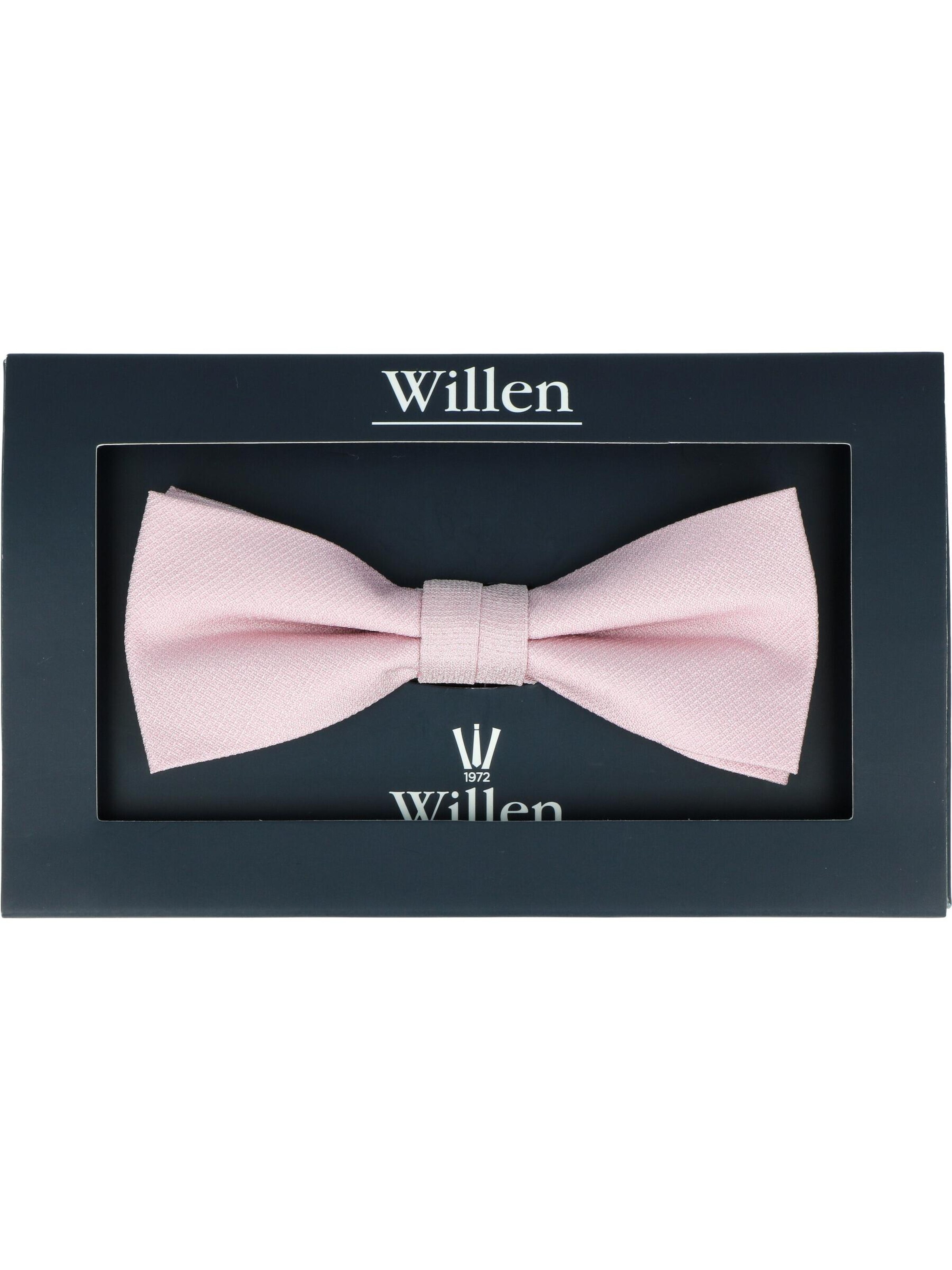 WILLEN Bow Tie 'Uni Struktur' in Pink