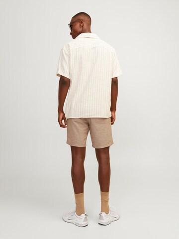 JACK & JONES - Regular Calças chino 'ACE SUMMER' em castanho